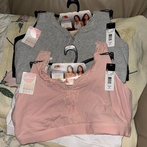 NWT - bundle Fruit of the Loom bralettes - set of 2